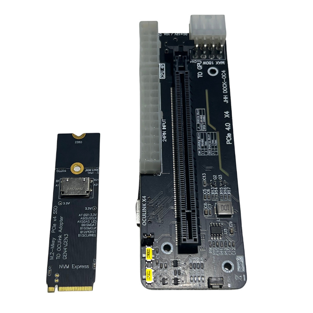 External Gpu Dock Pcie 4.0 Oculink - ABKJ-pour Oculink/M.2 Nvme carte graphique externe