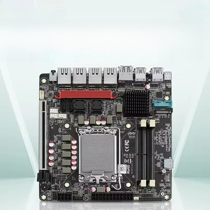 Lga 1700 Ddr5 Itx Motherboard - Carte mère NAS Intel VPro Q670,