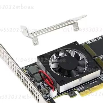 Quad M.2 Nvme Pcie Bifurcation Card - Adaptateur PEX8747 Chip PCIe 3.0 X8