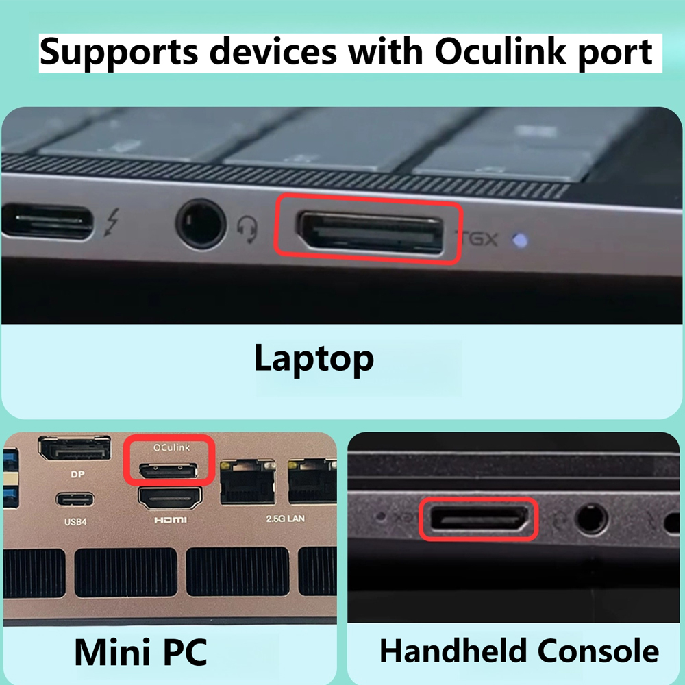 Station d'accueil pour carte g - External Gpu Dock Pcie 4.0 Oculink avis et prix