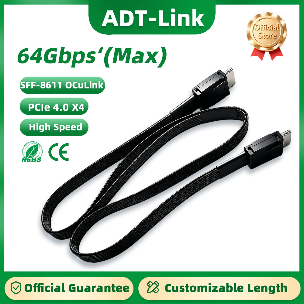Câble d'extension ADT-Link 64  - External Gpu Dock Pcie 4.0 Oculink avis et prix