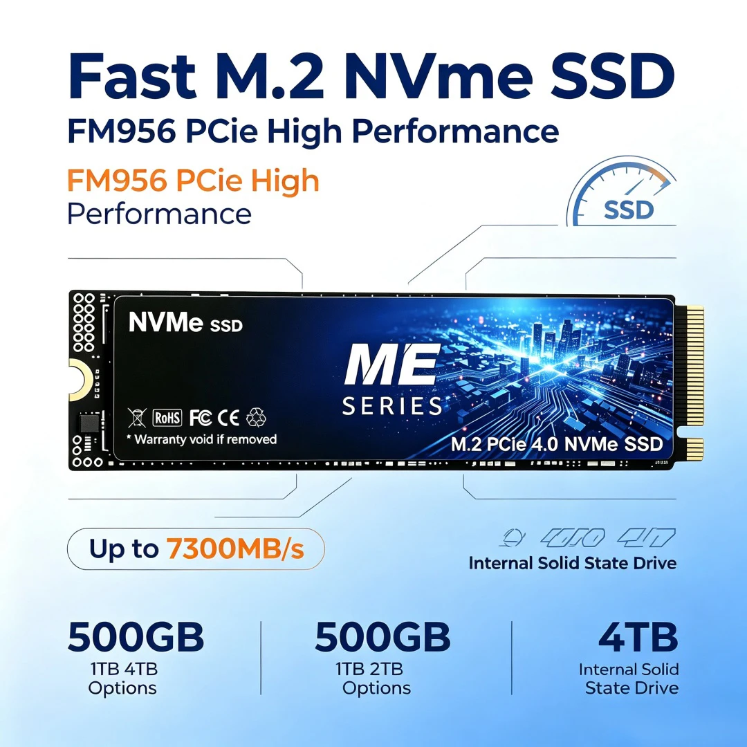 ME SSD 500 Go 1 To 2 To 4 To M - M.2 Nvme 4Tb Pcie 4.0 Ssd avis et prix