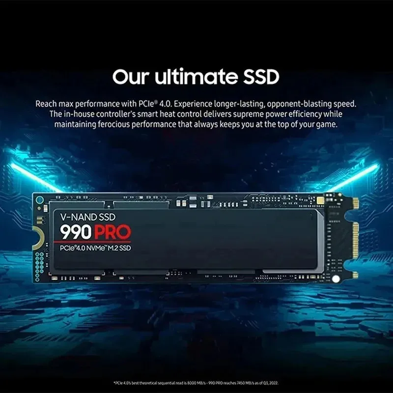 SSD NVMe M.2 Original 980Pro 9 - M.2 Nvme 4Tb Pcie 4.0 Ssd avis et prix