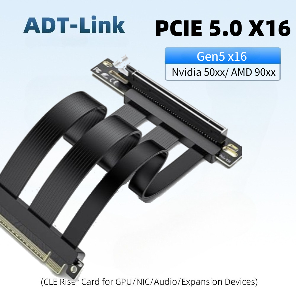 Câble Riser PCIe 5.0 x16, idéa - Pcie 4.0 X16 Riser Cable 90 Degree avis et prix