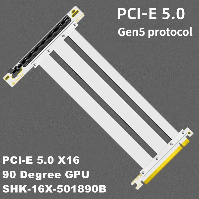 Câble Riser PCIe 5.0 x16, idéa - Pcie 4.0 X16 Riser Cable 90 Degree avis et prix