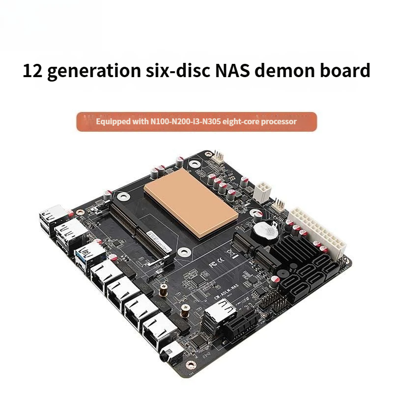 Carte mère NAS basse consommat - Nas Motherboard N100 6 Sata avis et prix