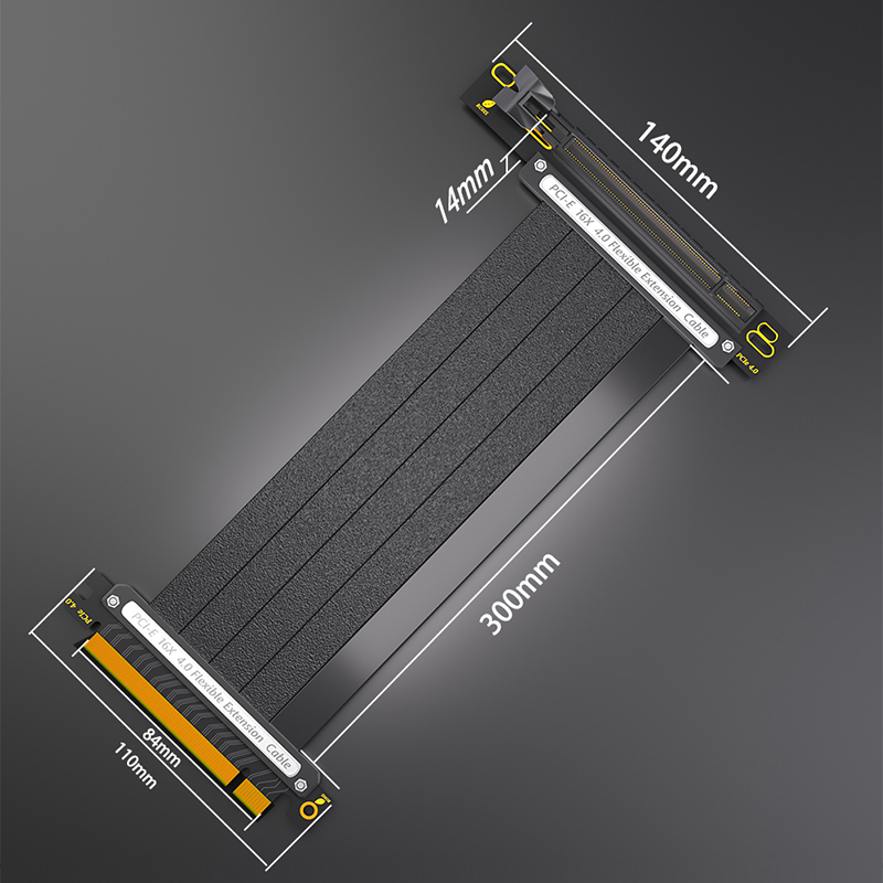 Câble d'extension flexible PCI - Pcie 4.0 X16 Riser Cable 90 Degree avis et prix