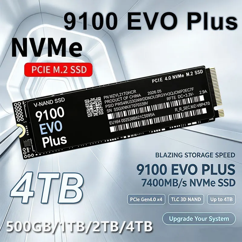 9100 EVO Plus M.2 NVMe SSD 1TB - M.2 Nvme 4Tb Pcie 4.0 Ssd avis et prix