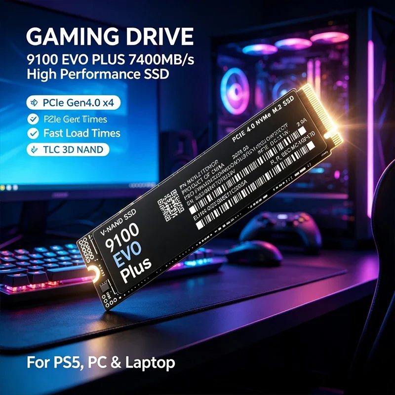 9100 EVO Plus M.2 NVMe SSD 1TB - M.2 Nvme 4Tb Pcie 4.0 Ssd avis et prix