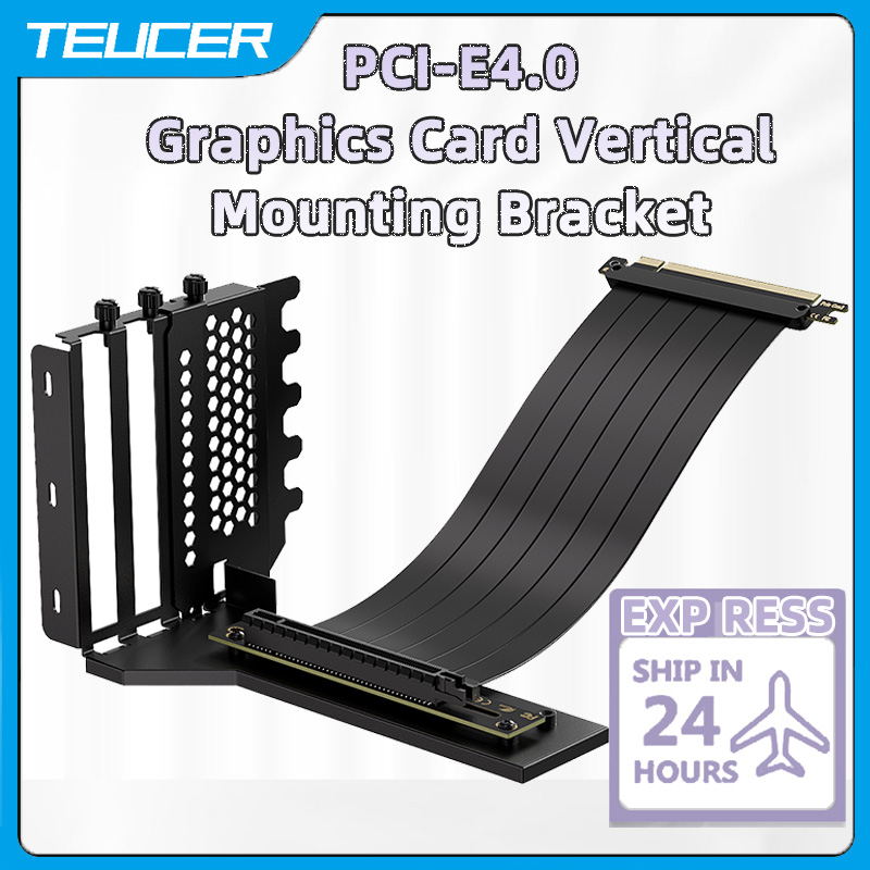 TEUCER – support de montage Ve - Pcie 4.0 X16 Riser Cable 90 Degree avis et prix