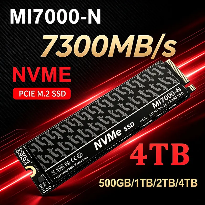 MI7000-N SSD 7300 Mo/s 1 To 2  - M.2 Nvme 4Tb Pcie 4.0 Ssd avis et prix