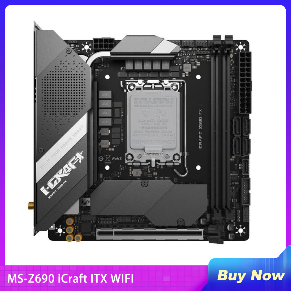 Nouveau MS-Z690 iCraft ITX WIF - Lga 1700 Ddr5 Itx Motherboard avis et prix