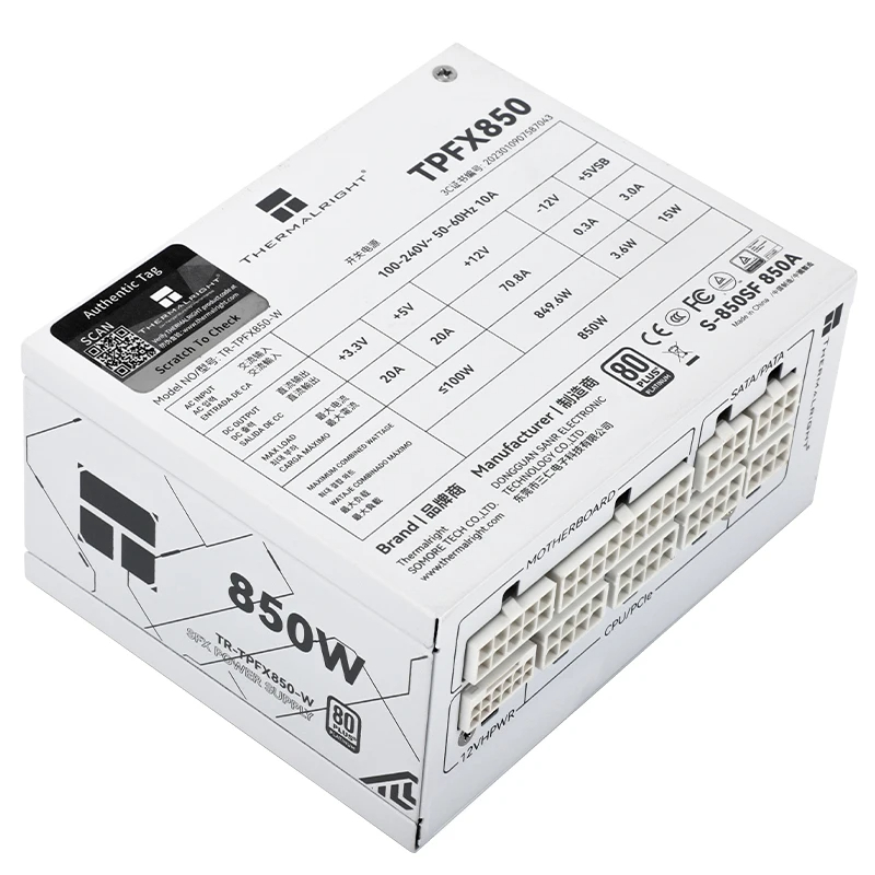 Thermalright TR-TPFX850 Blanc  - Sfx Power Supply 850W Gold avis et prix