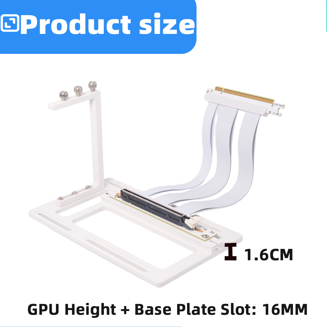 Câble Riser PCIe 5.0 / 4.0 / 3 - Pcie 4.0 X16 Riser Cable 90 Degree avis et prix