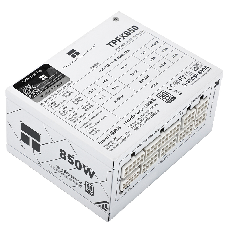 Thermalright TR-TPFX850-W Alim - Sfx Power Supply 850W Gold avis et prix
