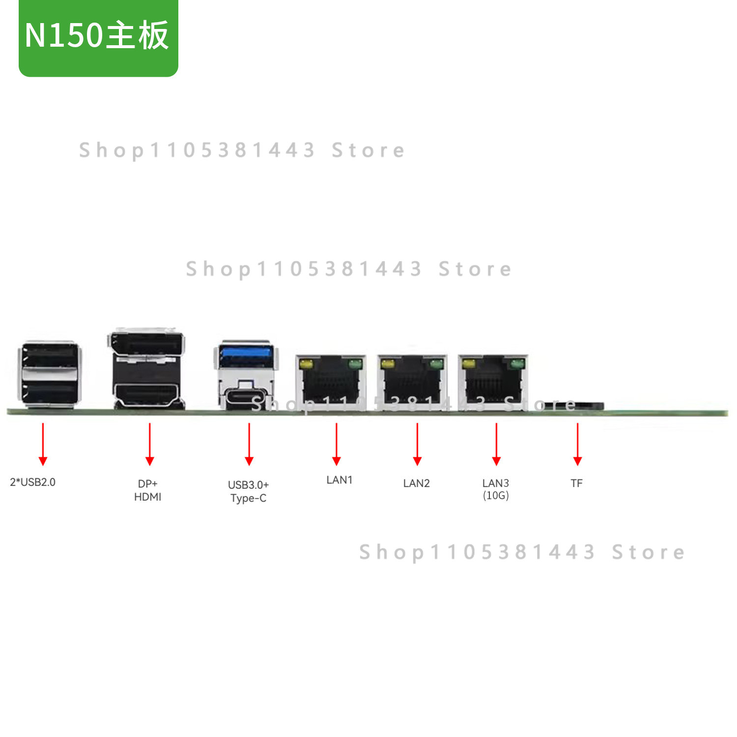 Carte réseau 10G 10G à 6 baies - Nas Motherboard N100 6 Sata avis et prix